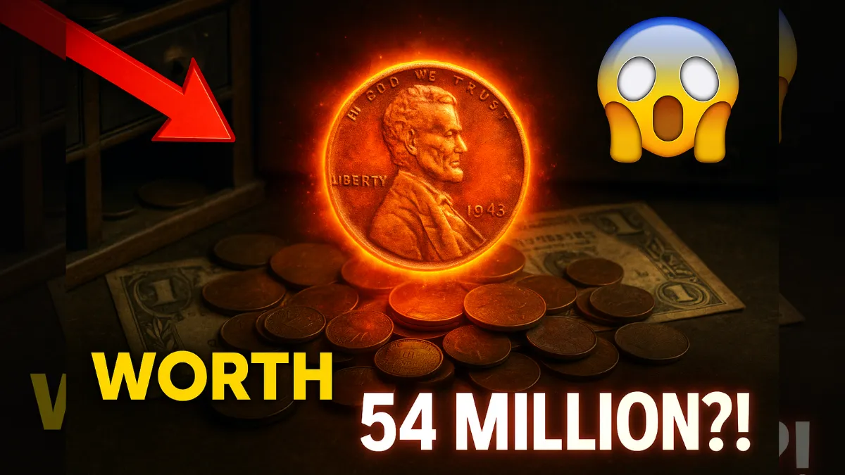 1943 Copper Penny coins value is $54 Million of single, Still in Circulation