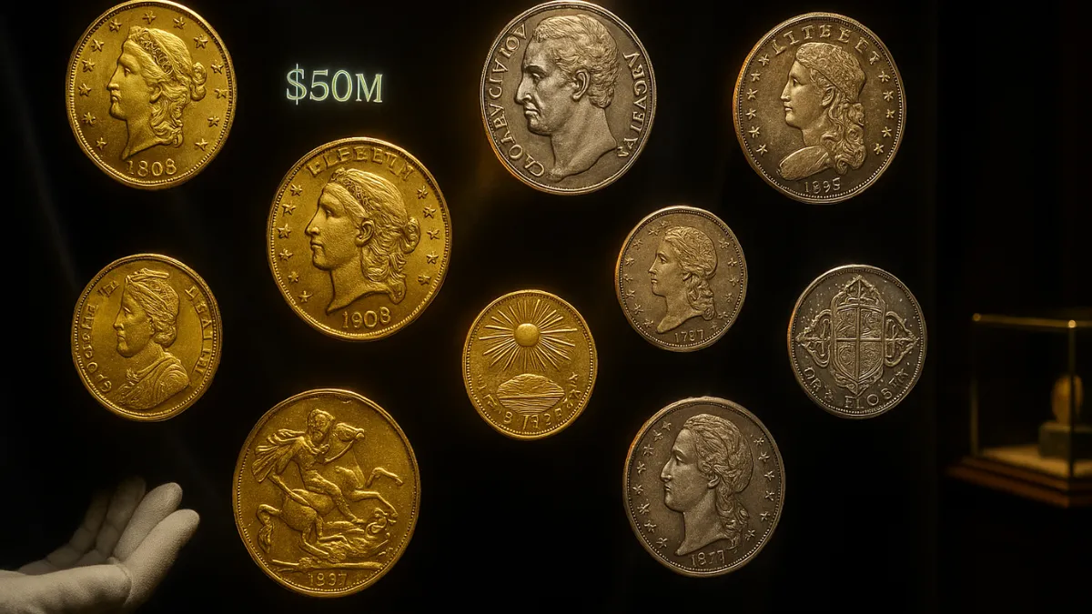 Top 10 Coins That Made History With $50 Million Price Tags – A Rare Fortune