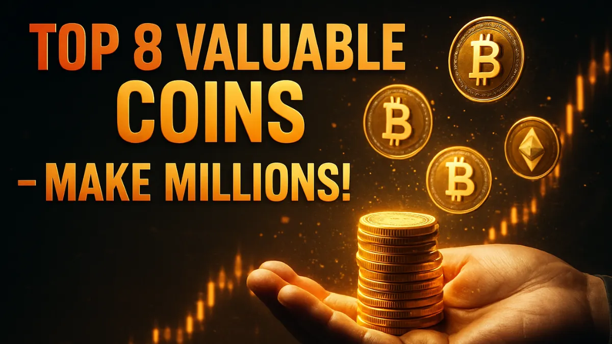 Top 8 Valuable Coins That Could Turn You Into a Millionaire