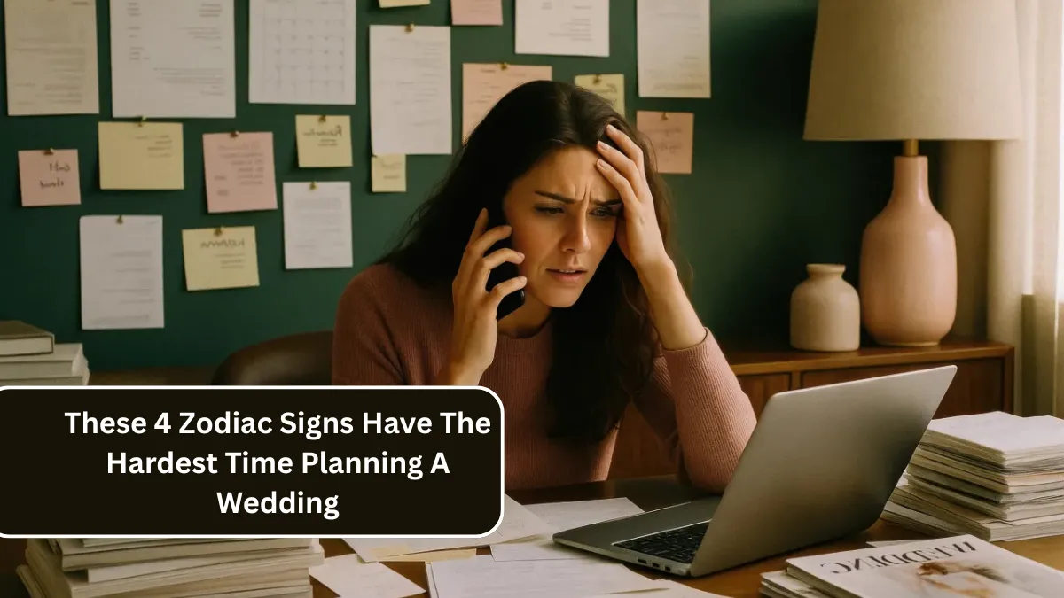These 4 Zodiac Signs Have The Hardest Time Planning A Wedding